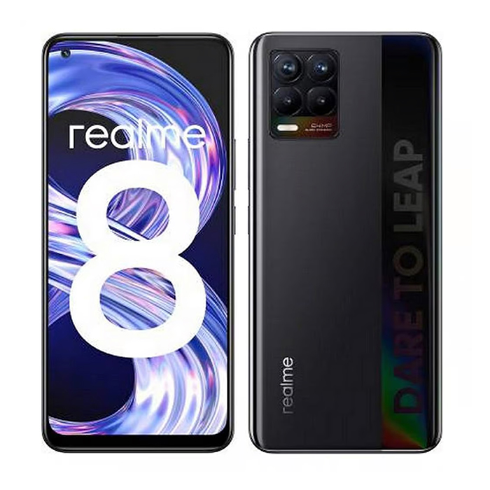Realme 8 (128 GB) Argento - Grado estetico: Buono - Batteria Standard