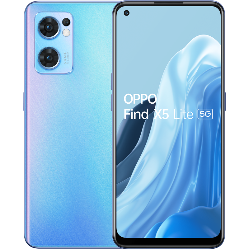 Oppo Find X5 Lite (256 GB) Blu - Grado estetico: Ottimo - Batteria Standard