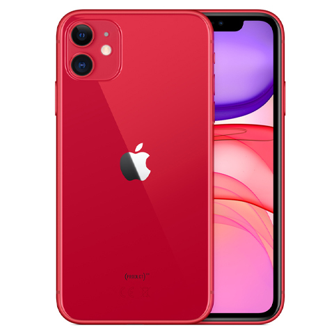 Apple iPhone 11 (128 GB) Rosso - Grado estetico: Buono - Batteria Nuova