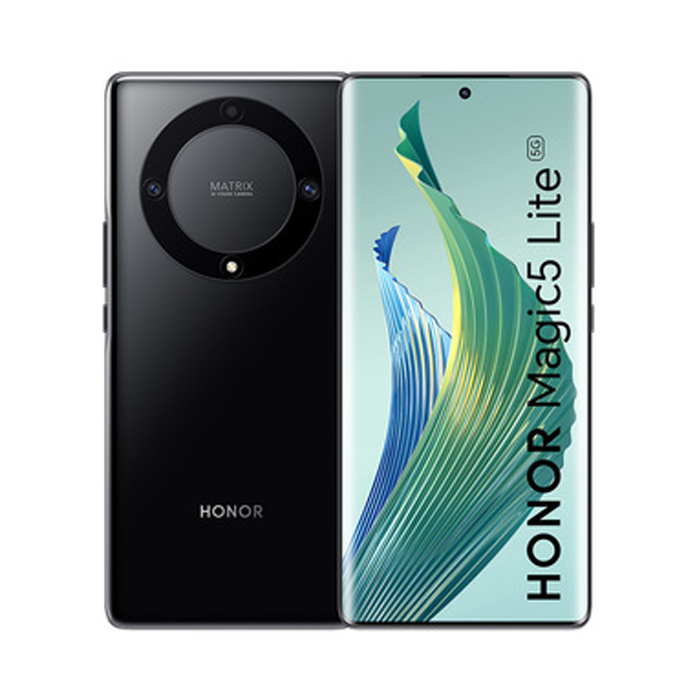 Honor Magic 5 Lite (128 GB) Nero - Grado estetico: Buono - Batteria Standard