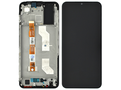 Vivo Y21 LCD + Touchscreen + Frame Nero - Compatibile
