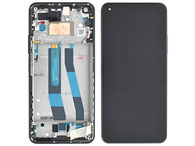 Xiaomi MI 11 Lite LCD + Touch Screen + Frame + Tasto Volume Truffle Black