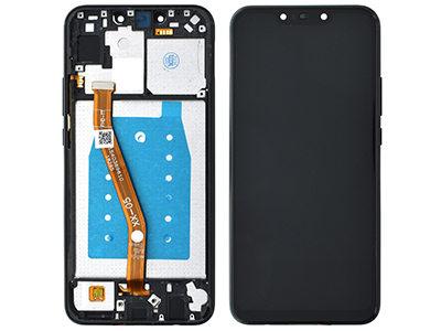 Huawei P Smart Plus LCD + Touchscreen + Frame + Tasti Laterali Black