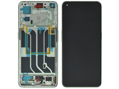 Realme Gt2 Pro LCD + Touchscreen + Frame + Tasti Laterali Paper Green