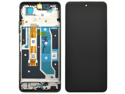 Realme C67 4G LCD + Touchscreen + Frame Black Rock - Compatibile (ECOSTORE)