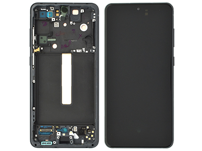 Samsung Galaxy S21 FE Service Pack LCD + Touchscreen + Frame + Tasti Laterali Graphite GH82 - 26420A