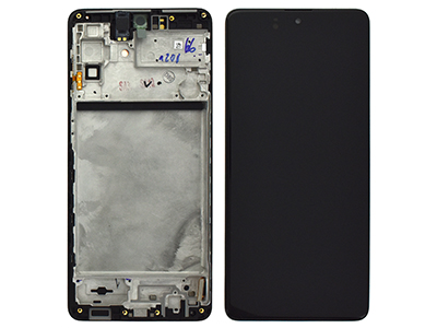 Samsung Galaxy M51 LCD + Touchscreen + Frame + Altoparlante Black(ECOSTORE)