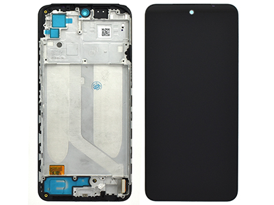 Xiaomi Redmi Note 10S Service Pack LCD + Touchscreen + Frame + Switch Tasti Laterali Black