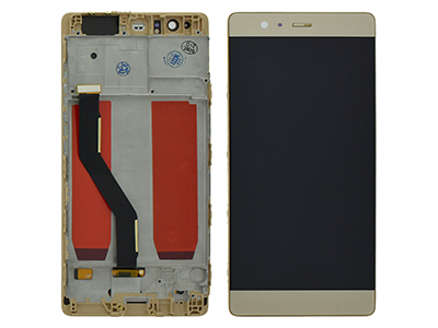 Huawei P9 Plus LCD + Touchscreen + Frame Oro - Compatibile