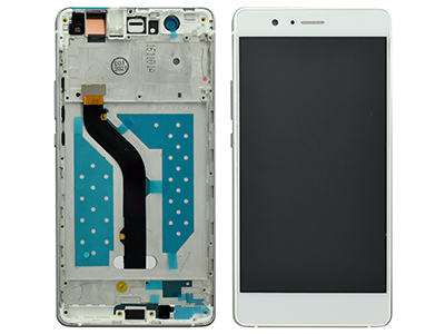 Huawei P9 Lite LCD + Touchscreen + Frame Bianco - Compatibile ( ECOSTORE)