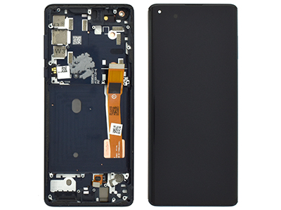 Motorola Moto Edge LCD + Touchscreen + Frame Nero