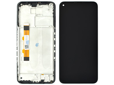 Xiaomi Redmi Note 9T Service Pack LCD + Touchscreen + Frame + Switch Tasti Laterali Black