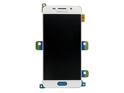 Samsung Galaxy A3 2016 LCD + Touchscreen Bianco GH97 - 18249A