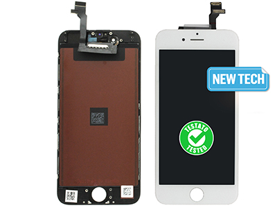 Apple iPhone 6 Display Touch Bianco Matrice Compatibile (Eco Store)