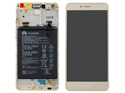 Huawei Nova Lite Plus LCD + Touchscreen + Frame Oro + Batteria