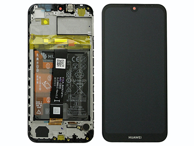 Huawei Y5 2019 LCD + Touchscreen + Frame Nero + Batteria
