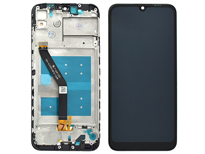 Huawei Y6S LCD + Touchscreen + Frame Nero - Compatibile