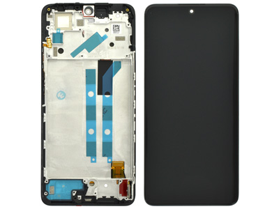 Xiaomi Redmi Note 12 Pro 4G Service Pack LCD + Touch screen + Frame + Switch Tasti Laterali Black