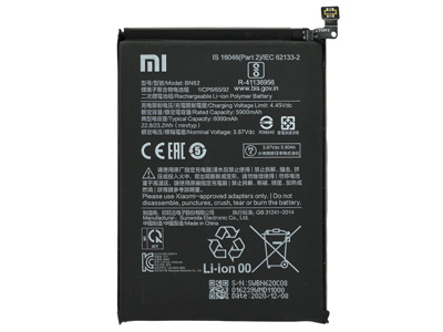 Xiaomi Redmi 9T BATTERIA ORIGINALE (ECOSTORE)