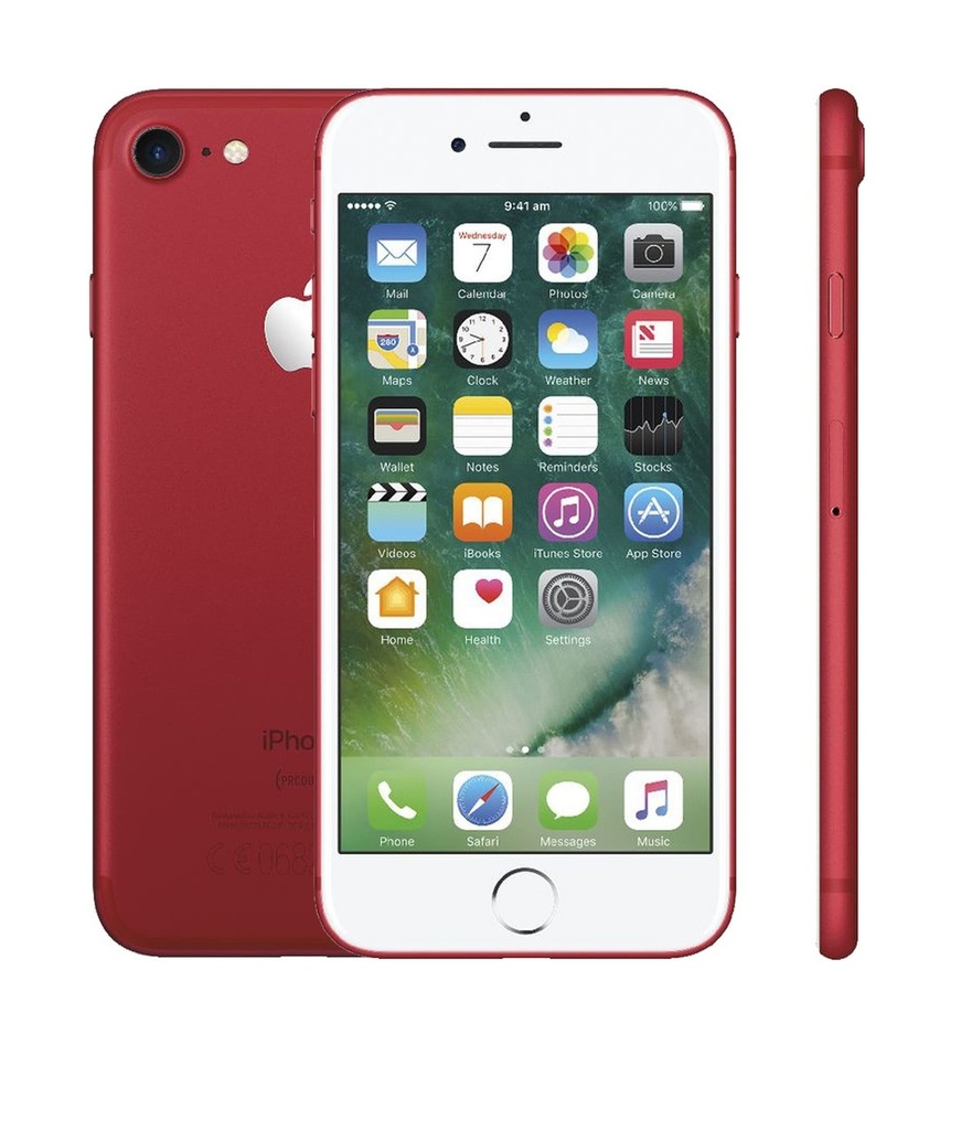 Apple iPhone 7 (128 GB) Rosso - Grado Estetico: Ottimo - Batteria Nuova