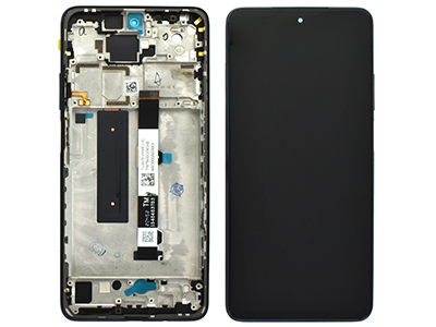 Xiaomi MI 10T Lite LCD + Touch Screen + Frame + Tasti Laterali Atlantic Blue