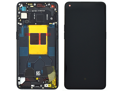 Oppo Reno 6 LCD + Touchscreen + Frame + Tasti Laterali Stellar Black