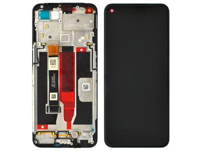 Realme 8 5G LCD + Touchscreen + Frame + Switch Tasti Laterali Black