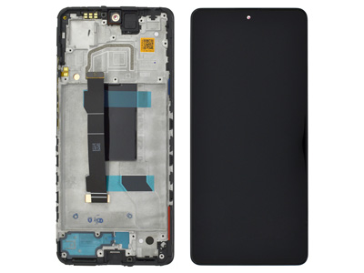 Xiaomi Poco X5 Pro 5G LCD + Touchscreen + Frame + Swich Tasti Laterali Black