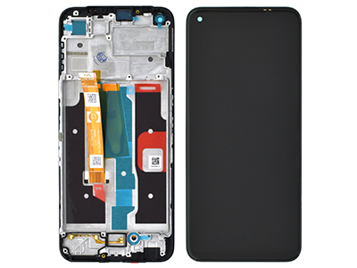 Realme 8I LCD + Touchscreen + Frame Nero Compatibile