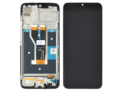 Realme C21 LCD + Touchscreen + Frame Nero Compatibile