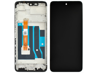 Realme C55 LCD + Touchscreen + Frame Nero Compatibile (ECOSTORE)
