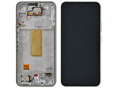 Samsung Galaxy A34 5G LCD + Touchscreen + Frame Awesome Silver