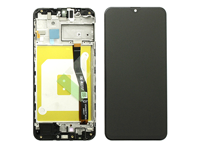 Samsung Galaxy M20 LCD + Touchscreen + Frame + Switch Tasti Laterali Nero GH82 - 18682A