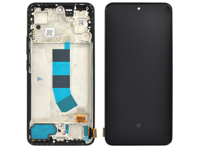 Xiaomi Redmi Note 13 4G LCD + Touchscreen + Frame Nero Compatibile (ECOSTORE)