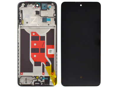 Oppo Reno 12F 5G LCD + Touch Screen + Frame + Switch Tasti Laterali Black