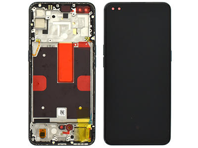 Oppo Reno 4 5G LCD + Touchscreen + Frame + Tasti Laterali Space Black