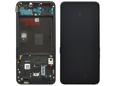 Oppo RENO LCD + Touch Screen + Frame + Tasti Laterali Jet Black (ECOSTORE)