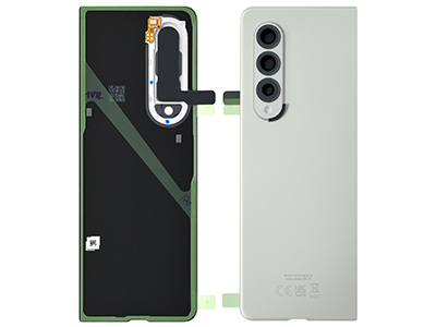 Samsung Galaxy Z Fold 3 5G Cover Batteria + Vetrino Camera + Adesivi + Microfono Phantom Silver
