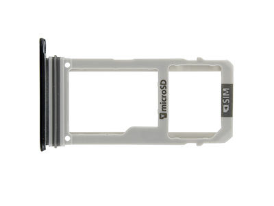 Samsung Galaxy A3 2017 Sportello Sim card/SD Card + Alloggio Nero