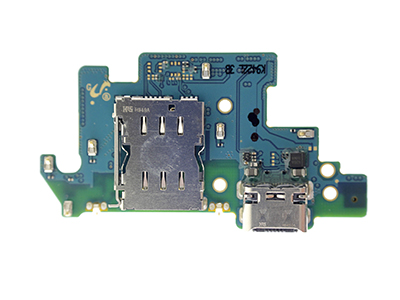 Samsung Galaxy A80 Sub Board + Plug In + Lettore Sim + Microfono (ECOSTORE)