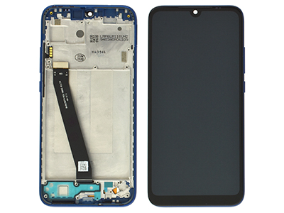 Xiaomi Redmi 7 LCD + Touchscreen + Frame Blu Compatibile