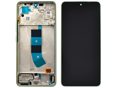 Xiaomi Redmi Note 13 4G LCD + Touchscreen + Frame Nero Mint Green - Compatibile