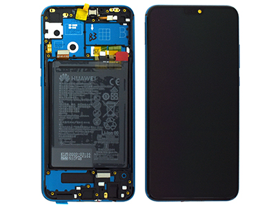 Honor 9X LITE LCD + Touchscreen + Frame + Batteria + Altoparlante + Tasti Laterali Verde