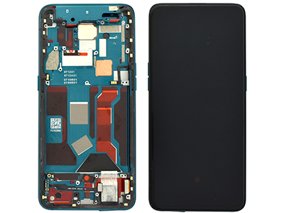 Oppo RENO 10X ZOOM LCD + Touchscreen + Frame + Tasti laterali + Ocean Green