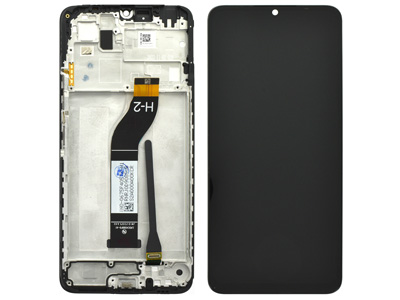 Xiaomi Redmi 13C LCD + Touch Screen + Frame + Switch Tasti Laterali Black