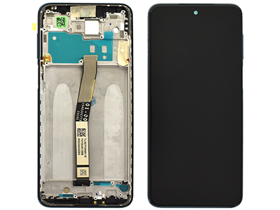 Xiaomi Redmi Note 9S LCD + Touchscreen + Frame + Tasto Volume Interstellar Grey (ECOSTORE)