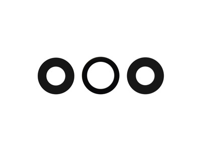 Apple iPhone 12 Pro Kit Vetrino Camera Posteriore 3Pz.