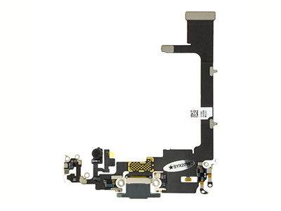 Apple iPhone 11 Pro Flat Cable + Connettore di Ricarica + Microfono + IC Verde No Logo (ECOSTORE)