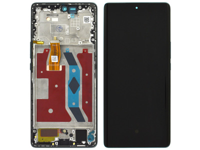Honor Magic 5 Lite LCD + Touchscreen + Frame + Tasti Laterali Emerald Green