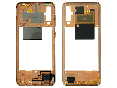 Samsung Galaxy A50 Rear Cover + Suoneria + Antenna + Tasti Laterali Arancio (ECOSTORE)